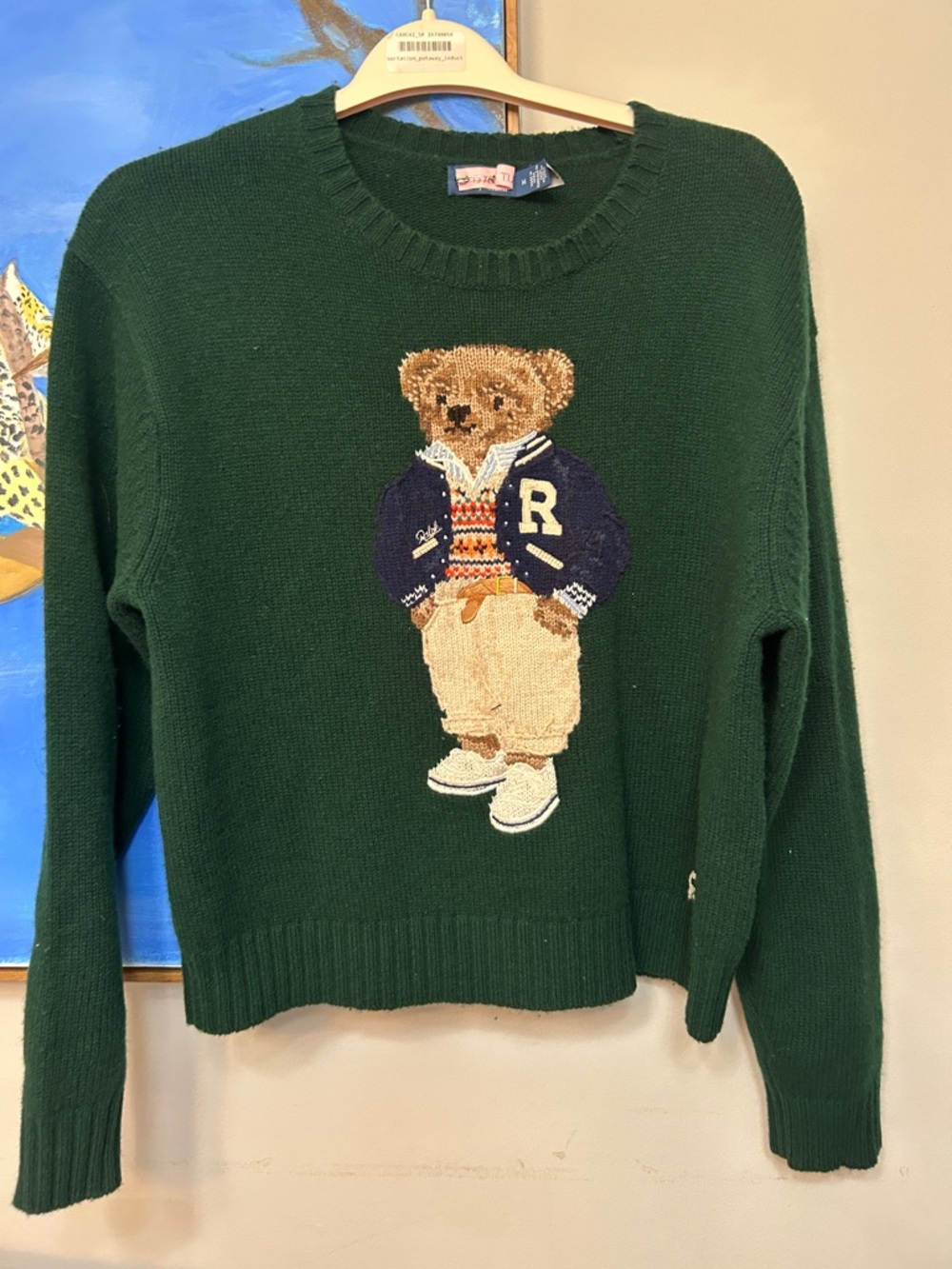 Polo Ralph Lauren Polo Bear wool and cashmere sweater - size M - Picture 3 of 3